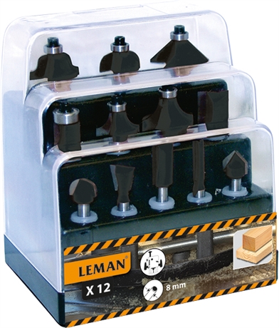 BOX OF 12 CARBIDE DRILL BITS SHANK 8 MM